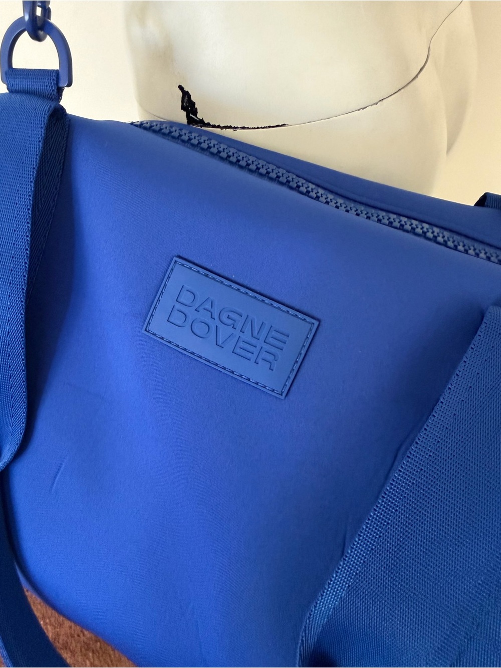 Dagne Dover Blue Duffel Bag